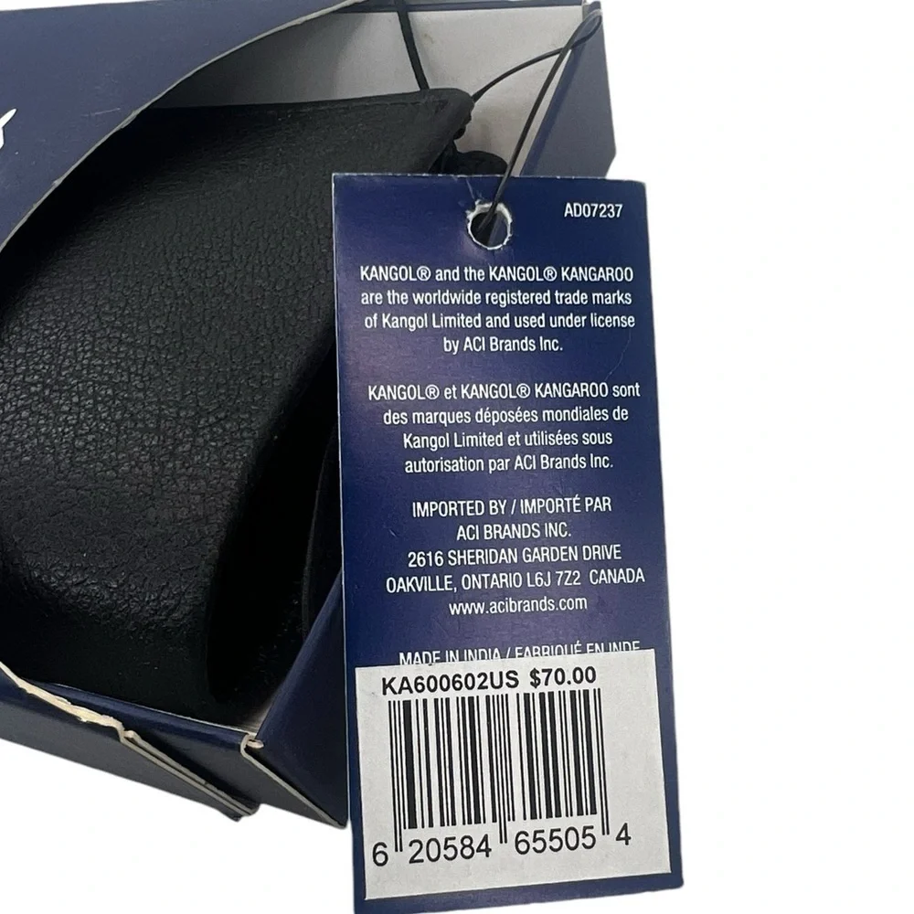Kangol Men’s Black Genuine Leather Wallet